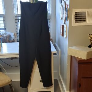 Express Strapless Black Jumpsuit